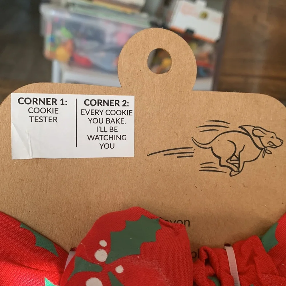 Dog’s Christmas “Cookie Tester” Pet Bandana